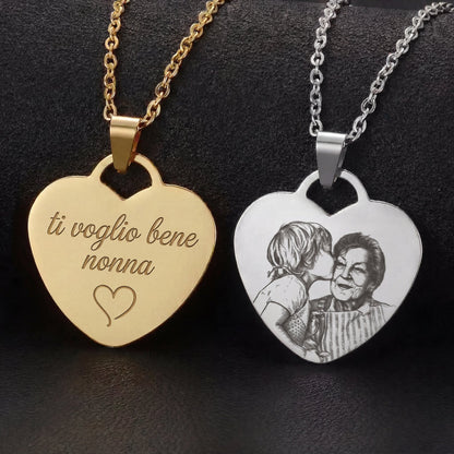 Collana con Fotoincisione