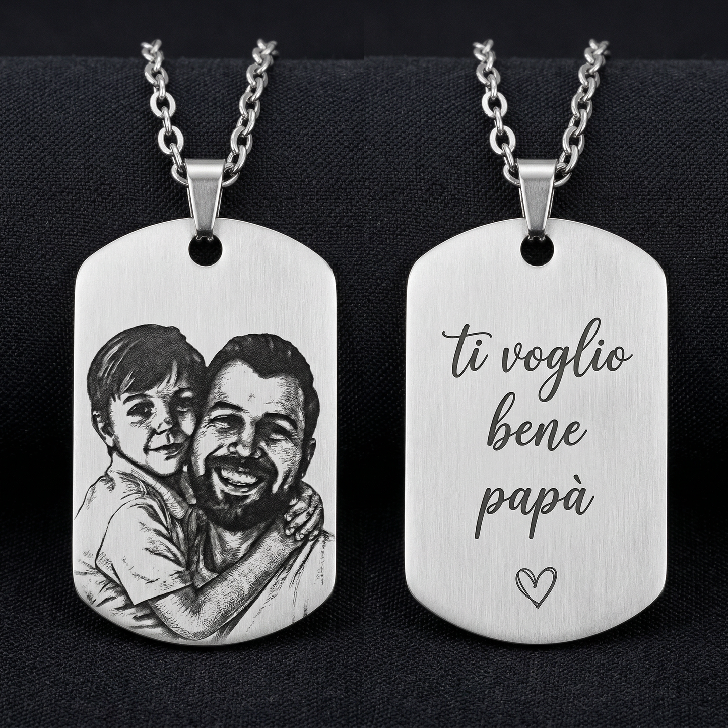 Collana con Fotoincisione