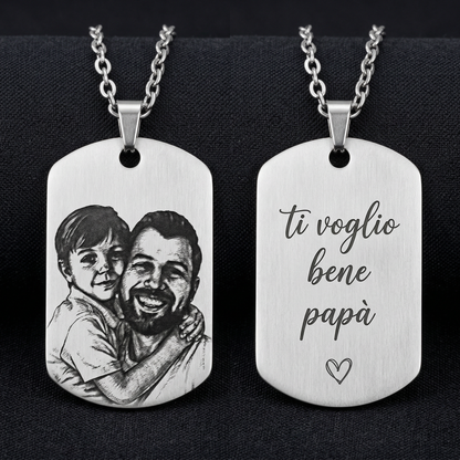 Collana con Fotoincisione